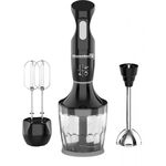 Blender 3 in 1 Hausberg HB-7706NG, capacitate bol 0.75 l, 600 W, Negru