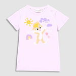 Coccodrillo tricou copii x Looney Tunes culoarea violet, Coccodrillo