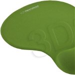 Mouse pad cu gel Esperanza, design ergonomic, Verde - Esperanza, Esperanza