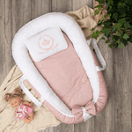 BabyNest Cataleya Bebelus Roz Pudra AnneBebe Bumbac Organic, AnneBebe