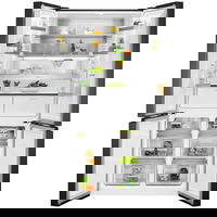 Electrolux Side by side Electrolux ELT9VE52M0, Capacitate 522 l, No frost, Clasa E, Afisaj LCD, Touch control, Iluminare LED, H 190 cm, Negru, Electrolux