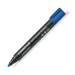 Marker permanent Staedtler Lumocolor varf rotund albastru ST3529