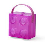 Cutie LEGO 2x2, violet transparent 40240009, 