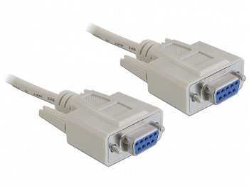 84169, null modem cable - DB-9 to DB-9 - 3 m, DELOCK