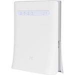 Router 4G ZTE MF286R wireless, 300 MBps, slot SIM, decodat orice retea, cu 2 mufe SMA pentru antene externe, pentru internet mobil si supraveghere video, alb