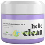 Balsam de Curatare Faciala 3in1 pentru Ten Normal sau Uscat cu Acid Hialuronic Hello Clean 100ml