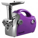 Masina de tocat carne Hausberg HB 3430MV, 1800W, 3 site, Accesorii, 1kg/min, Violet, Hausberg