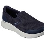 Sneakers barbati, Go Walk Flex Request 216485, bleumarin