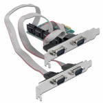 Placă DeLOCK PCI Express la 4 x RS-232 serial, card de interfață