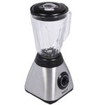 Blender stationar Saturn ST-FP0055,500 W,lame otel inoxidabil ,3 Viteze&Pulse,Vas sticla 1,25 l,functia de maruntire gheata