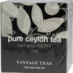 Ceai negru VINTAGE TEAS Pure Ceylon Earl Gray, 70g