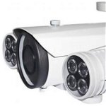 Camera Supraveghere Video HD View AHB-4SVIR4, 2MP, 1/2.9" Sony CMOS, 6-50mm, IR 100m, 8 Super LED, Carcasa metal (Alb)