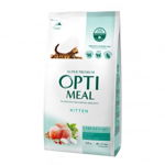 Optimeal Hrana uscata pisoi (kitten) - cu Pui, 1,5kg, OPTIMEAL