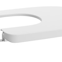 Capac bideu Roca Tura cu inchidere lenta  alb mat, Roca