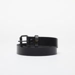 FRED PERRY Burnished Leather Belt Black, FRED PERRY