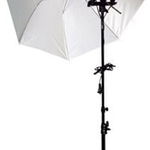 Set iluminat de studio Massa, trepied, 2x becuri 2x600W 5500k, umbrele de studio, Massa