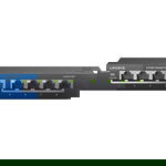 Switch LINKSYS LGS108-EU-RTL, 8 porturi Ethernet, Gigabit, negru