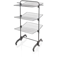 Uscator de Rufe Comfort Tower 420 81691 Pliabil Negru, Leifheit