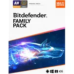 Bitdefender Family Pack, 1 an, 15 dispozitive, licenta retail