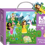 Junior Jigsaw 45 Piece Puzzle. Princess Picnic, nobrand