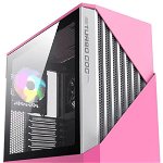 PC Gaming BALAUR Pink Limited Edition, Intel i5-13400F 2.5GHz, 32GB DDR5, 1TB SSD, RTX 4060 8GB GDDR6, Iluminare RGB, 