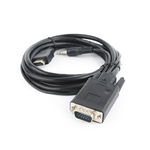 Cablu Gembird A-HDMI-VGA-03-10, HDMI - VGA + 3.5mm jack, 3m, Black