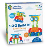 Hai sa construim - 1, 2, 3  Robotel colorat, Learning Resources