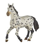 Papo Figurina Iapa Appaloosa Neagra, Papo