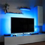 Banda LED Ambilight pentru iluminare fundal TV cu telecomanda si alimentare USB, Tenq.ro