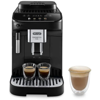Espressor automat De'Longhi Eletta Cappuccino Evo ECAM46.860.B, 1450 W, 2 l, Recipient boabe 380 g, Afisaj LCD (Negru), Delonghi