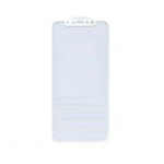 Folie de protectie din sticla securizata 5D pentru Iphone X full cover alb ze318-alb