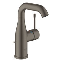 Baterie lavoar Grohe Essence, marimea M, ventil inclus, antracit periat Hard Graphite, Grohe