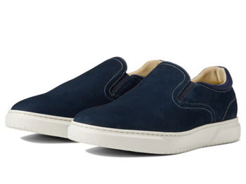 Incaltaminte Barbati Florsheim Premier Plain Toe Slip-On Sneaker Navy Nubuck, Florsheim