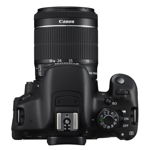 Aparat foto DSLR Canon EOS 750D, 24.2MP, Black + Obiectiv EF-S 15-85mm f/3.5-5.6 IS USM + baterie suplimentara noua