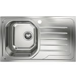 Chiuveta Franke Onda OLL 611 Inox Dekor 101.0486.071, 790x500, 1B 1D, Cuva stanga