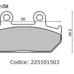 Placute Frana Spate (sinter) Suzuki An 400 Burgman '07-'12, RMS