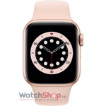 Apple Watch Series 6 40mm, Cellular, Aluminiu, Sport Band, M06N3WB, pink sand