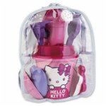 Set accesorii de nisip in rucsac mare Hello Kitty Make-Up