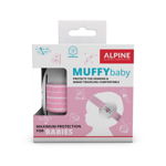 Casti antifonice pentru bebelusi de la 0-3 ani Muffy Baby Pink ALP24951, 1 bucata, Alpine, Alpine