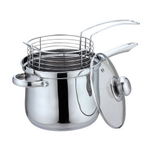 Friteuza Bohmann BH1667FR, Capacitate 3.4L, 18x15cm, Inox, Bohmann