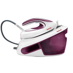 Statie de calcat Tefal Express Anti-Calc SV8054E0, 2800 W, 6.5 bar, Jet de abur 420 g/ min, 1.8 L, Auto-off (Alb/Violet), Tefal Statie de calcat Tefal Express Anti-Calc SV8054E0, 2800 W, 6.5 bar, Jet de abur 420 g/ min, 1.8 L, Auto-off (Alb/Violet), Tefal