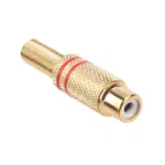 Mufa Rca Mama Metal Culoare Auriu Rosu, Raionul