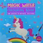Magic Water - Carte de colorat cu pensula - Unicorn, WinsHolland