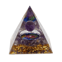 Piramida orgon ametist cu pomul vietii 5cm, StoneMania Bijou
