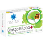 Ginkgo Biloba 80mg, 30 comprimate, BioSunLine, BioSunLine