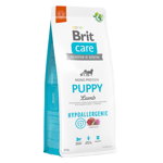 Brit Care Hypoallergenic Puppy, XS-XL, Miel, hrană uscată monoproteică câini junior, sistem imunitar & alergii, 12kg, Brit Care