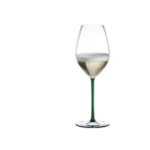 Pahar pentru sampanie si vin spumant, din cristal Fatto A Mano Champagne Wine Verde, 445 ml, Riedel