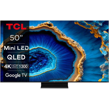 Televizor Smart QLED TCL 50C805 126 CM (50``) 4K Ultra HD 240Hz Wi-Fi (Model 2023)