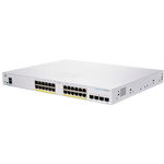 Switch Cisco CBS350-24P-4G-EU, 24 porturi GE, PoE+, 1G SFP,195W