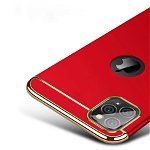 Husa Apple iPhone 11 PRO MAX Elegance Luxury 3in1 Rosu 05H11PROMAXR
